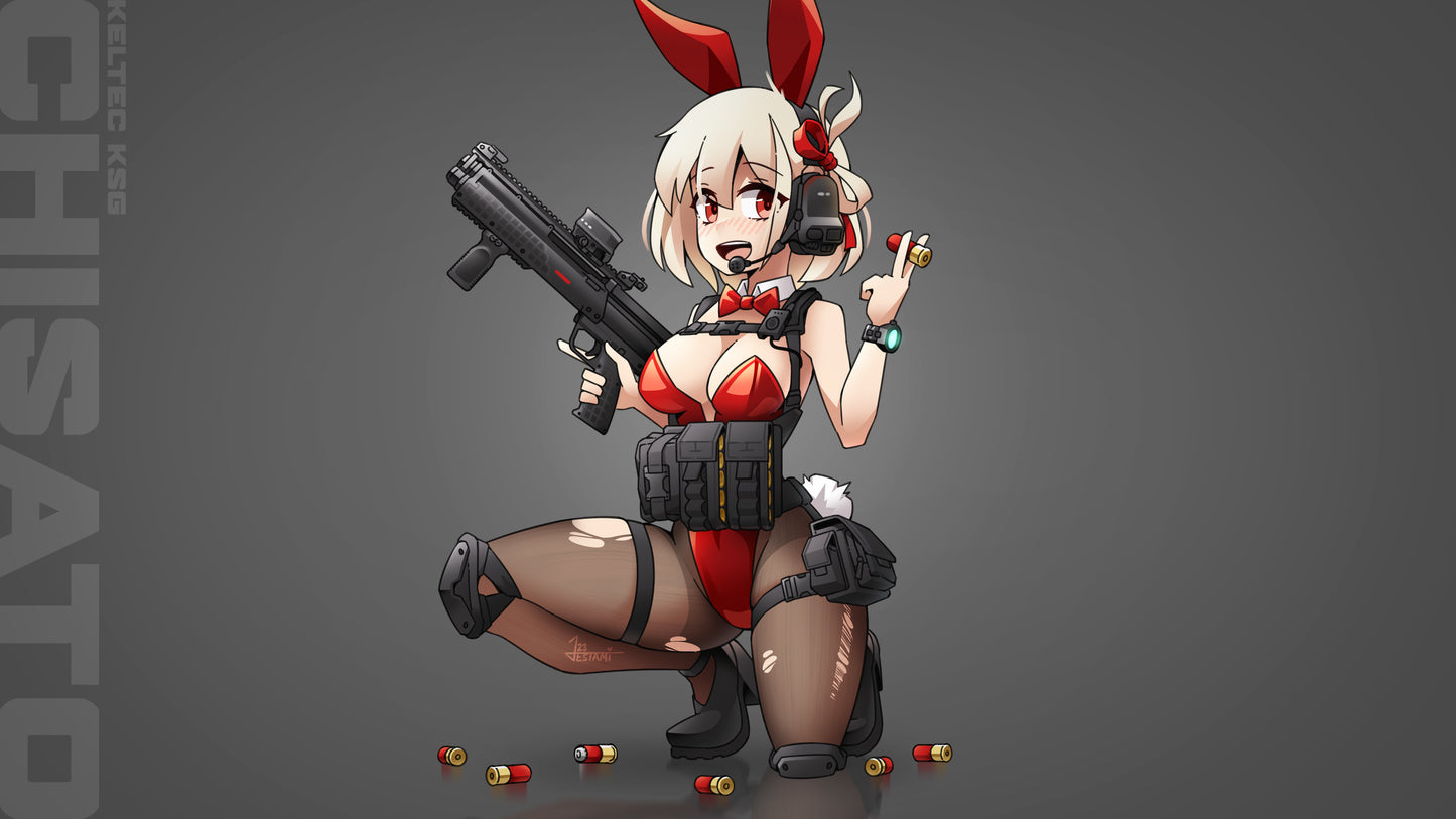 Battle Bunny Chisato Wallpaper