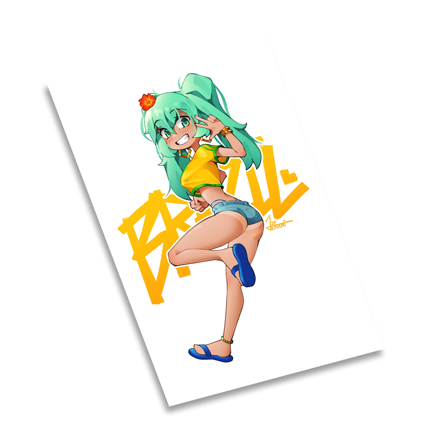 Chibi BZ Miku Print