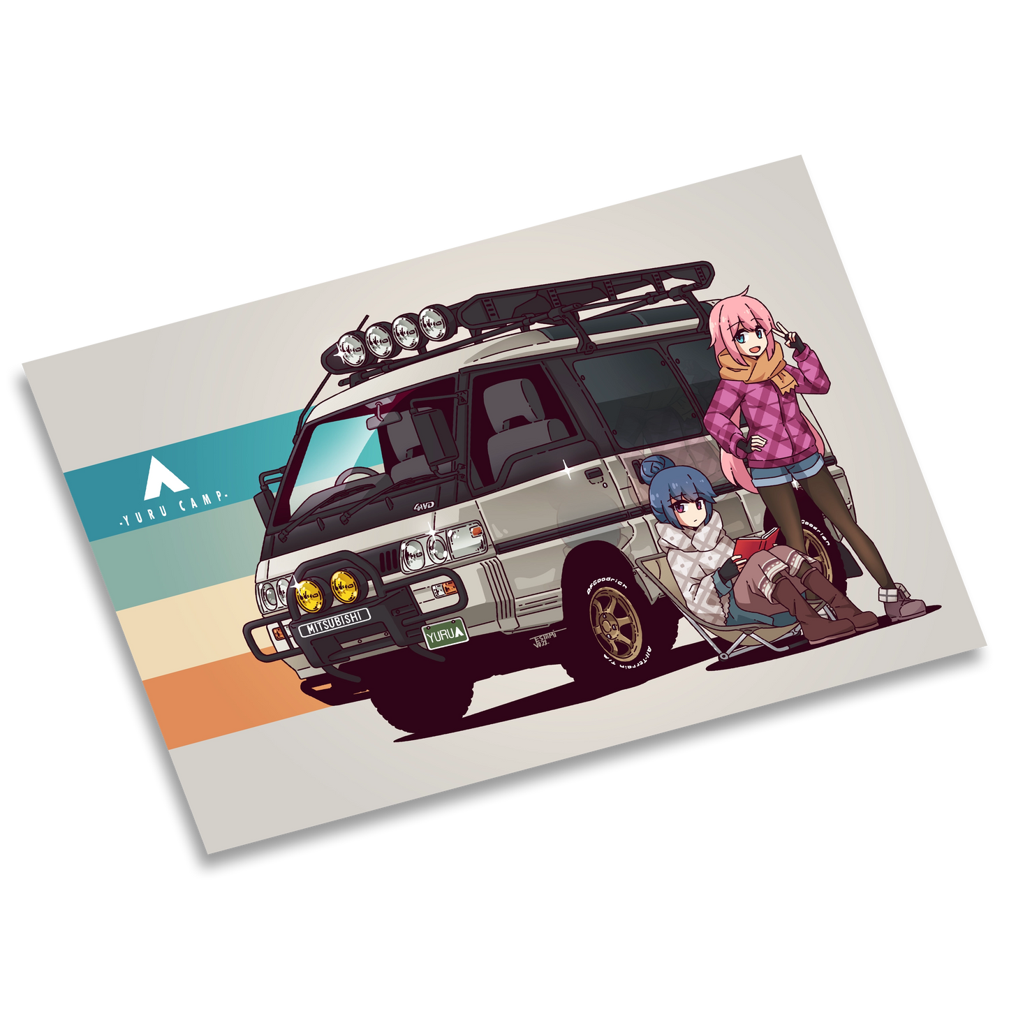 YuruCamp Delica Print